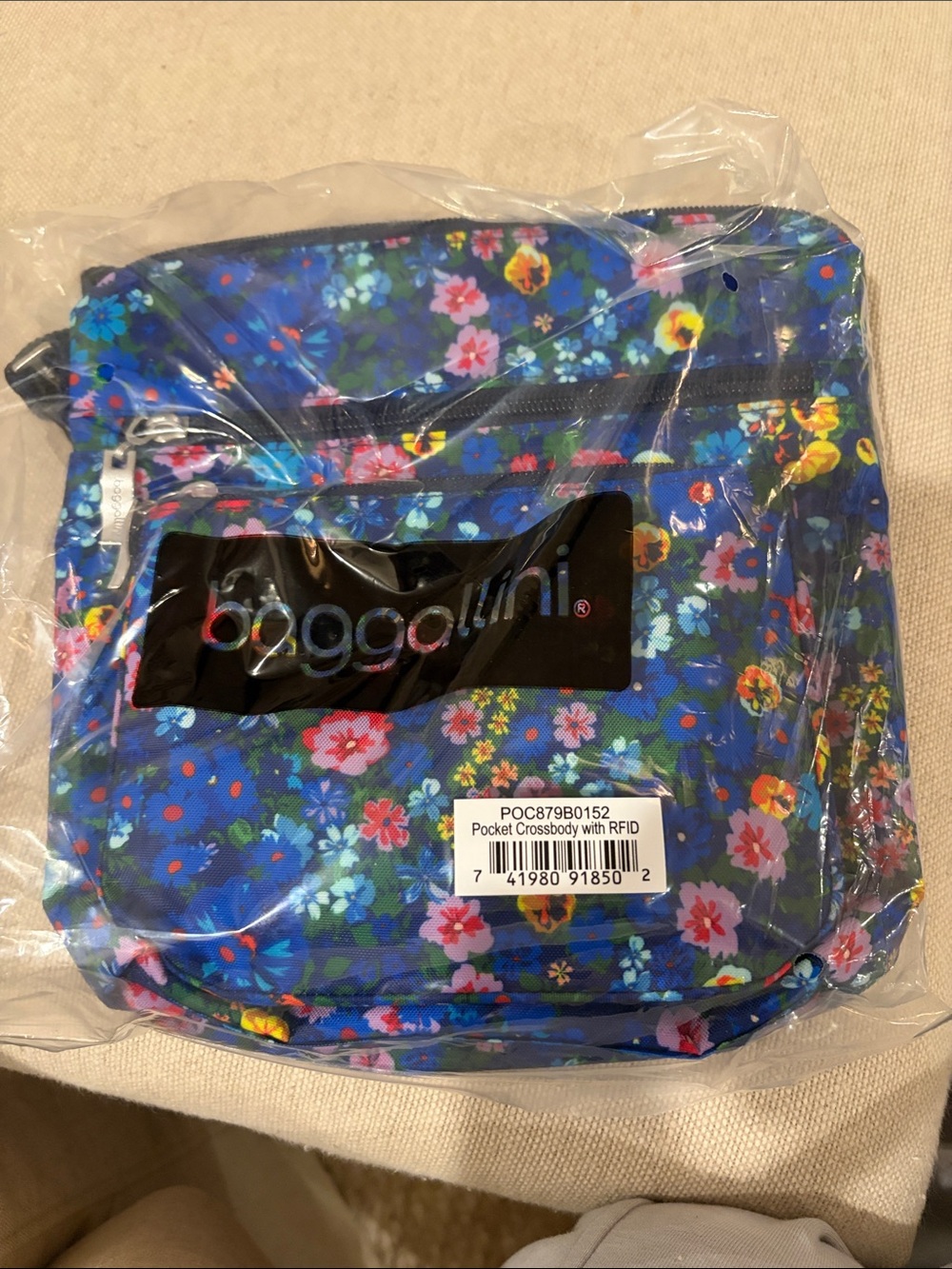 Baggallini Flower Market Pocket Crossbody With RFID/NWT - Picture 14 of 16